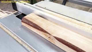 how to make a beautiful table with the main ingredient of wood