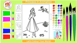Coloring Prinsess in Animation