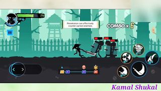 Ninja games fighting combat kung fu karate fight ||Stickman Master: Shadow Ninja|| gameplay