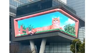 3D Billboard in china so cool