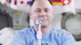 Moving Water in Space - 8K Ultra HD
