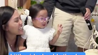 Little girl adorably thanks all her birthday party guests ♥️