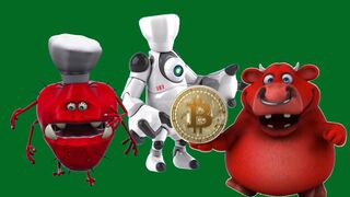 Bull-Chef- Chef-Green Screen Best HD Cartoon Green Screen Video.