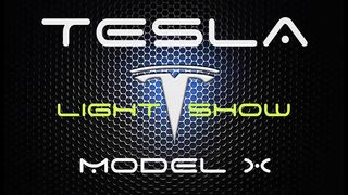 Tesla Model X - CRAZY LIGHTSHOW !!! Must see! Full HD