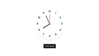 Create Analog Clock in HTML CSS & JavaScript