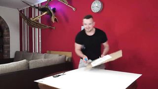 Rocket Powered Jet with Matches Chain Reaction