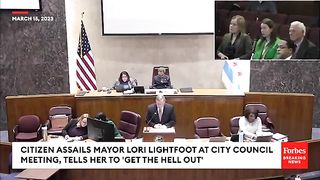 "Pack Your Bags and Get the Hell Out!" - Speaker Tears Chicago Mayor Lightfoot a New One