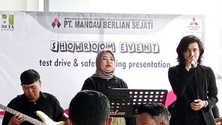 Misthubishi  car gathering event on Jl. Beller Balikpapan