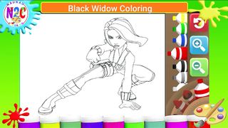 Black Widow Coloring