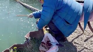 My grandmother is also a very good fisherman