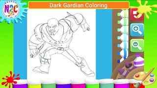 Dark Guardian Coloring Page