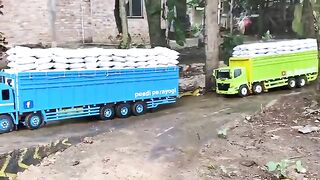 SEND SUBSIDIZED FERTILIZER TO REMOTE VILLAGES???????? 2 YUNIT RC TRUCK FUSO TRIBALL vs RC HINO 500 TRINTON ofroad