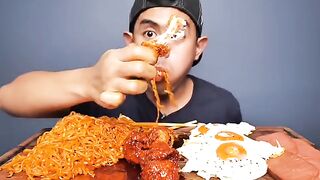 MUKBANG MIE GORENG AYAM KFC TELUR TERBARU 2023