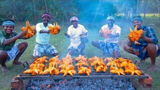CHICKEN BBQ | Healthy Country Chicken Barbeque Recipe Cooking In Village | Grilled Chicken Recipe