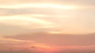 Penampakan sunset di pantai