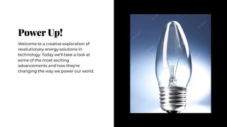 Powering Up A Creative Exploration of Revolutionary Energy Solutions in Technology