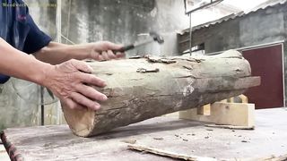 make a table with a ship's rudder motif