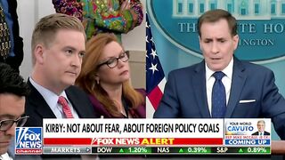 Doocy has John Kirby's wheels spinning with brutal question he CAN'T answer