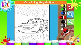 Coloring Cars 3 - Lighting Mc Quen