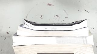 Hydraulic press vs books