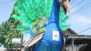 Regional Art giant peacock