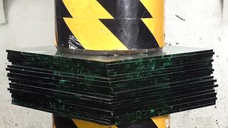 Hydraulic press vs glass