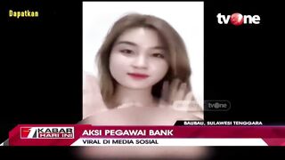 viral video pegawai bank