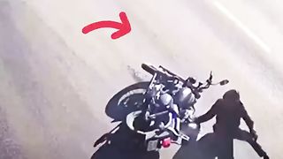 Motor terbakar