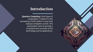 Unlocking the Potential of Quantum Computing A Comprehensive Overview