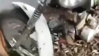 Kalo berkendara hati hati yah!! Kalo ngk hati hati jadi kayak gini