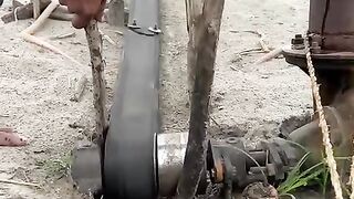 diesel engine waterpump amaizing starting