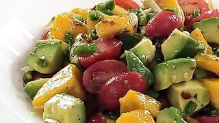Mango Avocado Salad 10 Minute Recipe ♥️♥️♥️