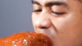 Eat Giant Spicy Meatball! Funtastic!