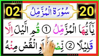 Surah Muzammil Full [Surah Al-Muzammil Word by word With Arabic Text HD] Quran.