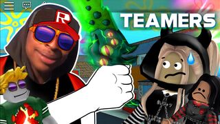 ROBLOX Murder Myster TEAMERS Funny Moments (MEMES)
