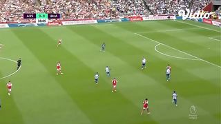 crushing defeat Arsenal Vs Brighton 0 : 3