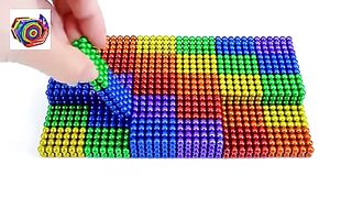 DIY - How To Build Double Water Slide And Swimming Pool Playground From Magnetic Balls_3.mkv