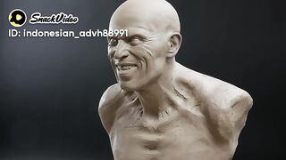 Making a green goblin statue of Spiderman's enemy
