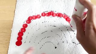 learn to draw on tissue