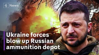Russia Ukraine War - Ukraine forces blows up Russian ammunition depot