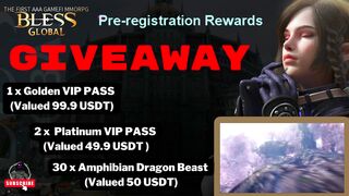 BLESS GLOBAL NFT GIVEAWAY | PRE-REGISTRATION REWARDS