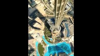 The Burj Khalifa is an 828-meter tall Skyscraper in Dubai