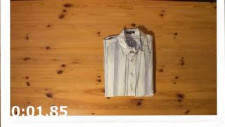 How to Fold a Shirt in Under 2 Seconds