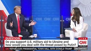 CNN moderator tries "gotcha" Russia question, Trump OBLITERATES her