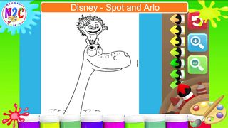 Colorig Disney - Spot and Arlo