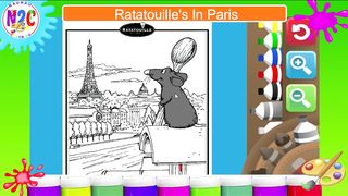 Coloring Ratatouille's In Paris