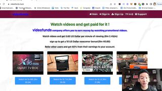 )Watch videos and get paid for it !