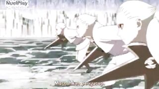 Sarada, Chocho, Naruto, and Sasuke vz Uchiha Shin part 3