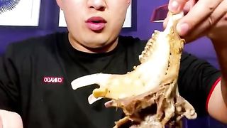 ASMR Sheep Head Eating Show Mukbang Eating Goat Head Mouth Watering With Delicious Sound