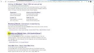 How To Search For Monetize Your Website - How Search on Google Monetize Site